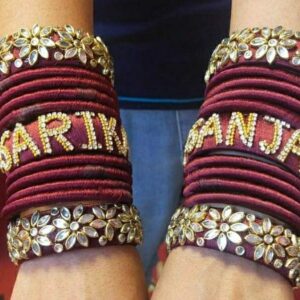 silk thread bangles for marriage function