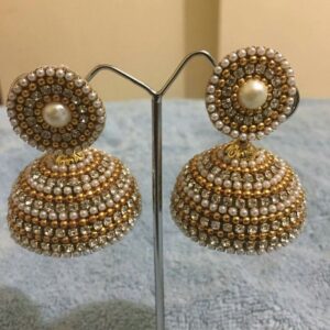 silk thread earring