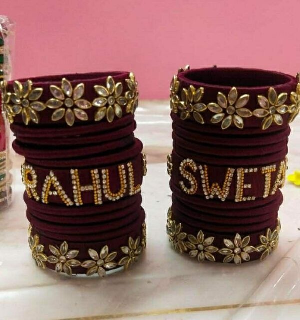 silk thread bangles for marriage function - Image 2